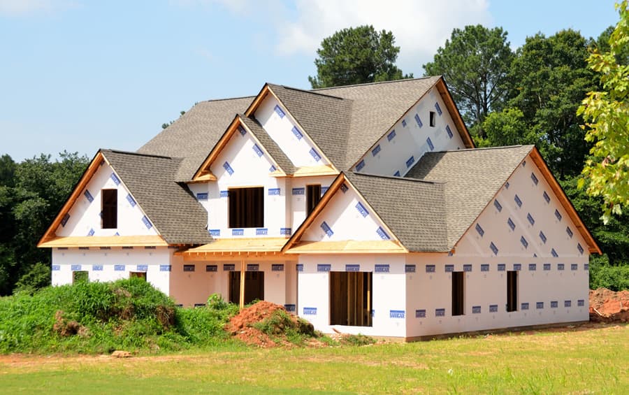 Residential construction site where V2E captures the walkthrough and generates an instant quote